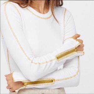 Free People Zip it Cuff Sleeve Thermal